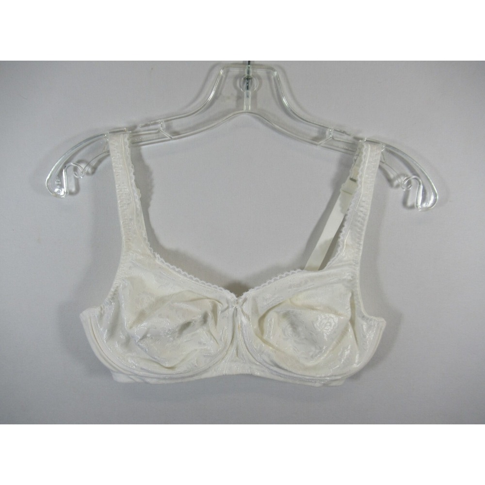 Vtg Playtex Cross Your Heart Dreamshaper Bra 36C White Underwire Unlined 4204